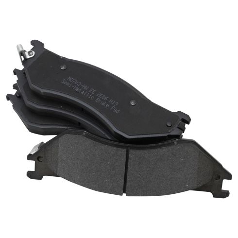 2000-01 Dodge Ram 1500 Truck 4 Wheel Drive Front Semi-Metallic Brake Pad & Rotor Kit TRQ BKA11635