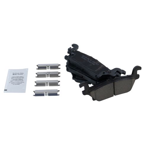Hummer H3 H3T Front & Rear Ceramic Brake Pads TRQ BFA13032
