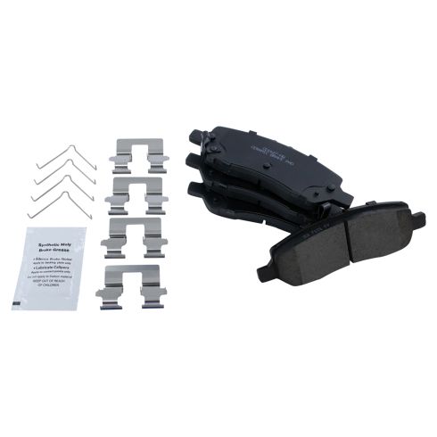 2013-16 Dodge Dart Rear Ceramic Brake Pad & Rotor Kit TRQ BKA11732