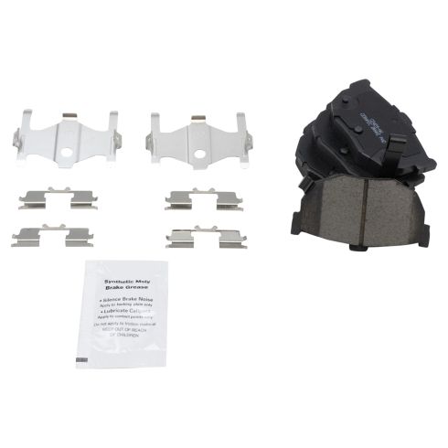 Hyundai Elantra Front & Rear Ceramic Brake Pad & Rotor Kit TRQ BKA11759