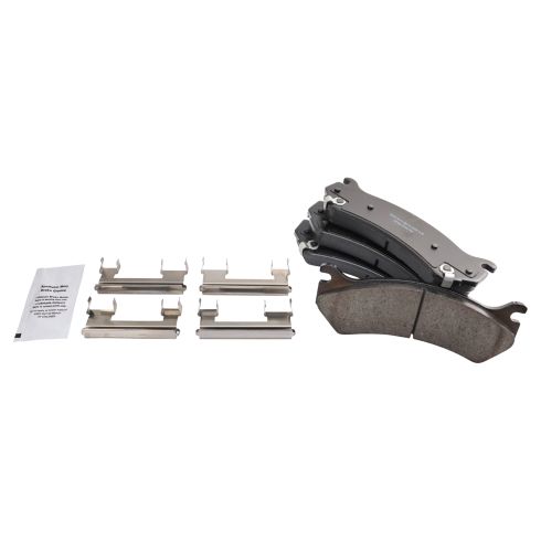 Chevrolet GMC Front & Rear Ceramic Brake Pad & Rotor Kit TRQ BKA11772