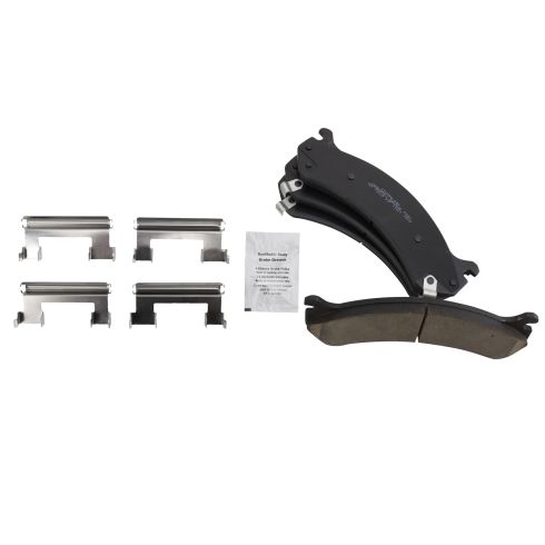 Chevrolet GMC Front & Rear Ceramic Brake Pad & Rotor Kit TRQ BKA11772