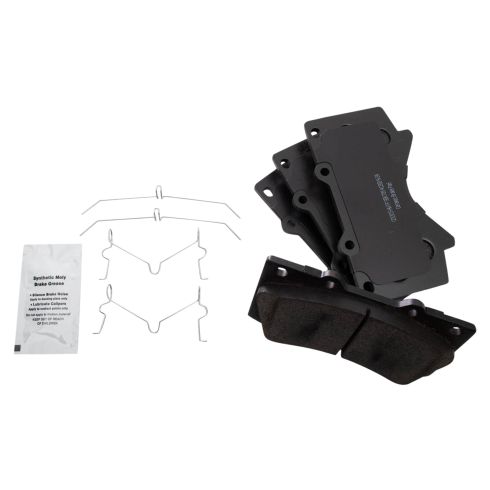 Toyota Lexus Front & Rear Ceramic Brake Pad & Rotor Kit TRQ BKA11791