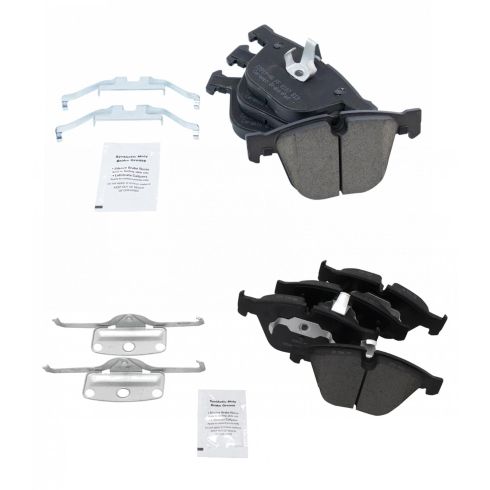 BMW Front & Rear Ceramic Brake Pads TRQ BFA13046