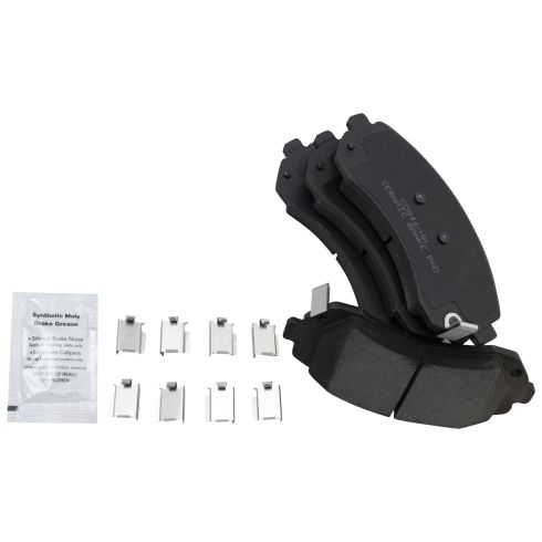 Chevrolet Buick Pontiac Olds Front & Rear Ceramic Brake Pad & Rotor Kit TRQ BKA11811