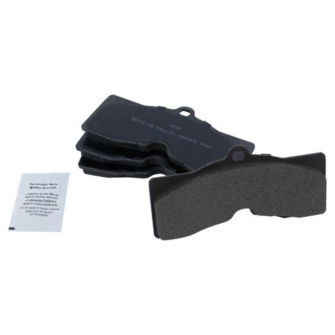 1965-82 Chevrolet Corvette Front & Rear Semi-Metallic Brake Pad & Rotor Kit TRQ BKA11813