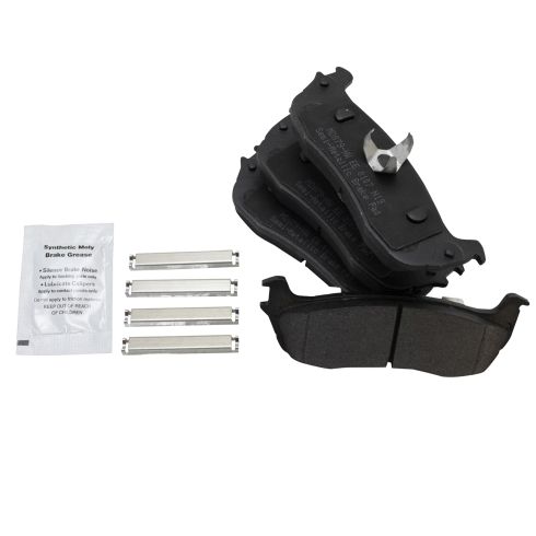 Ford Lincoln Front & Rear Semi-Metallic Brake Pad & Rotor Kit TRQ BKA11868