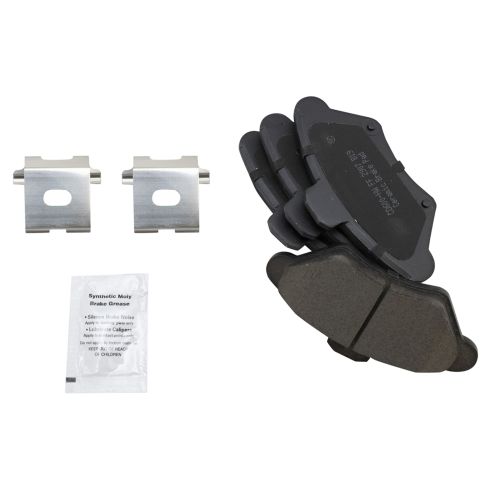 1994-98 Ford Mustang Front & Rear Ceramic Brake Pad & Rotor Kit TRQ BKA11873