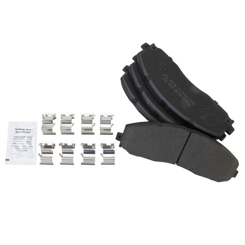 Ford Front Semi-Metallic Brake Pad & Rotor Kit TRQ BKA11874