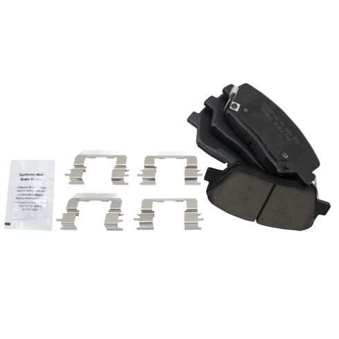 Hyundai Santa Fe Sport Kia Sorento Front Ceramic Brake Pad & Rotor Kit TRQ BKA11881