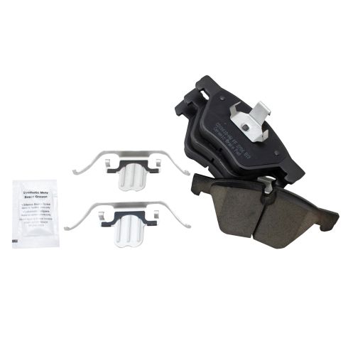 BMW 128i 325i 325Xi 328xi Front Ceramic Brake Pad & Rotor Kit TRQ BKA11897