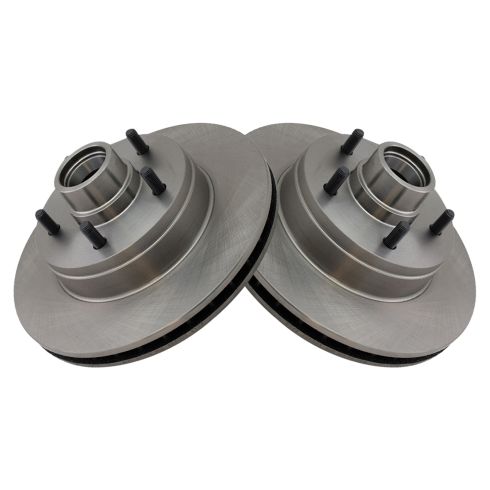 Chevrolet Buick Cadillac Olds Front Semi-Metallic Brake Pad & Rotor Kit TRQ BKA11905