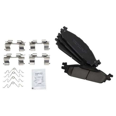 Ford Lincoln Front & Rear Ceramic Brake Pads TRQ BFA13068