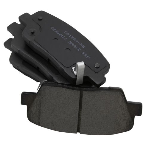 Hyundai Kia Front & Rear Ceramic Brake Pads TRQ BFA13081