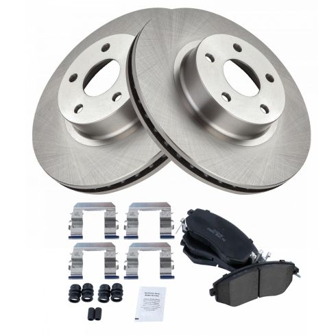 Subaru BRZ Impreza Scion FR-S Front Ceramic Brake Pad & Rotor Kit TRQ BKA11992
