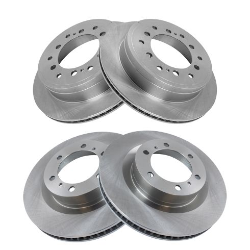 Toyota 4Runner Lexus GX460 Front & Rear 4 Piece Brake Rotor Set TRQ BRA13892