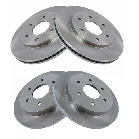 Nissan Infiniti Front & Rear 4 Piece Brake Rotor Set TRQ BRA13900