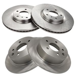 Nissan Altima Maxima Front & Rear 4 Piece Brake Rotor Set TRQ BRA13946
