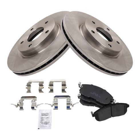 Nissan Sentra Front Ceramic Brake Pad & Rotor Kit TRQ BKA12022