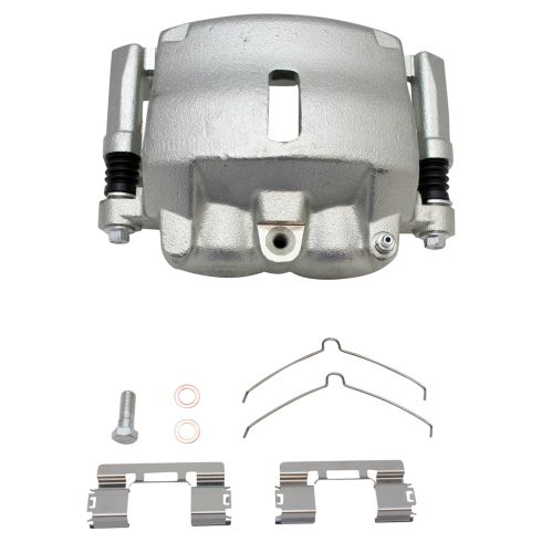 Ford F150 Lincoln Mark LT Front Ceramic Brake Pad & Rotor Kit with Calipers TRQ BKA14030 - Image 3