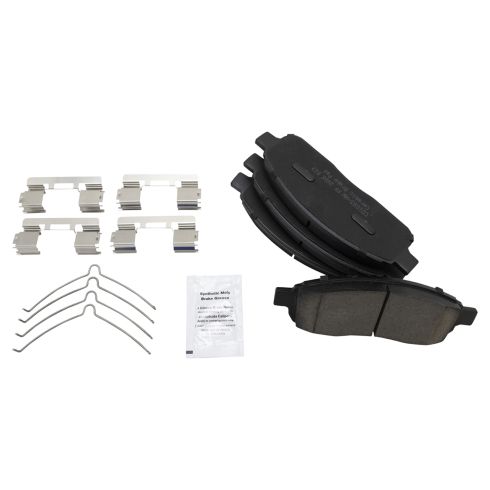 Ford F150 Lincoln Mark LT Front Ceramic Brake Pad & Rotor Kit with Calipers TRQ BKA14030 - Image 4