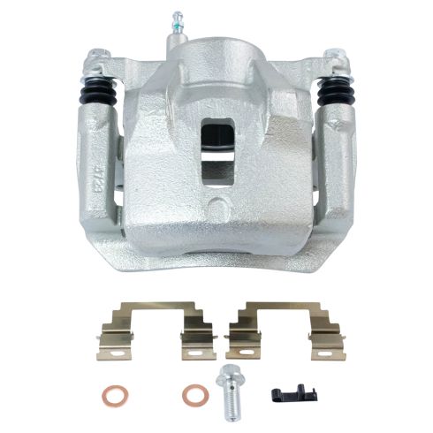 2003-08 Toyota Corolla Matrix Pontiac Vibe Front Ceramic Brake Pad & Rotor Kit with Calipers TRQ BKA14039 - Image 3