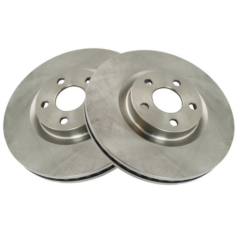 Ford Front Driver & Passenger Side 2 Piece Brake Rotor Set TRQ BRA19708