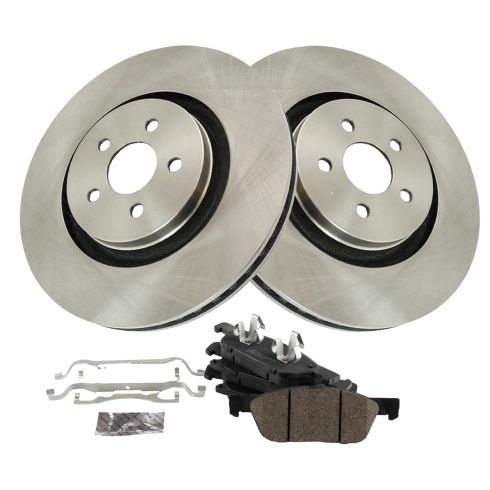 Ford Edge Lincoln MKX Nautilus Front Ceramic Brake Pad & Rotor Kit TRQ BKA14944