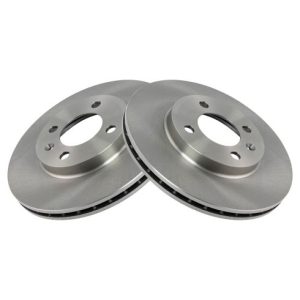 VW Front Driver & Passenger Side 2 Piece Brake Rotor Set TRQ BRA75130