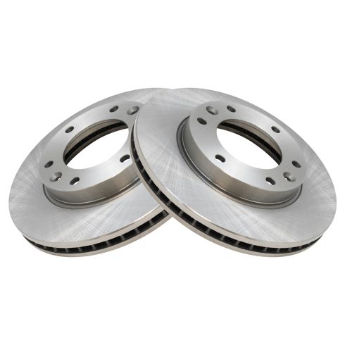 Hyundai Entourage Kia Sedona Front Driver & Passenger Side 2 Piece Brake Rotor Set TRQ BRA75197