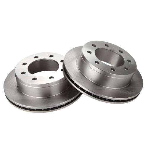 Chevrolet GMC Rear Driver & Passenger Side 2 Piece Brake Rotor Set TRQ BRA75228