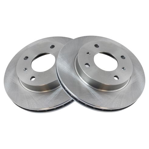 Nissan Infiniti Front Driver & Passenger Side 2 Piece Brake Rotor Set TRQ BRA75242