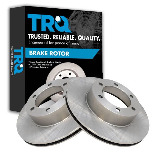 Toyota 4Runner Tacoma Front Driver & Passenger Side 2 Piece Brake Rotor Set TRQ BRA75259