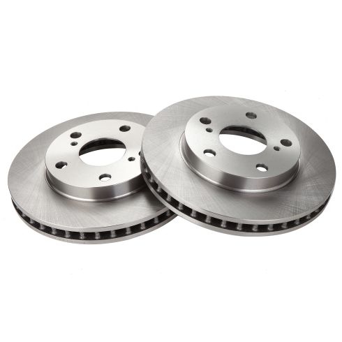 Toyota Camry Front Driver & Passenger Side 2 Piece Brake Rotor Set TRQ BRA75275