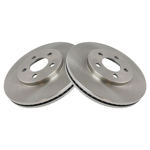Ford Lincoln Mercury Front Driver & Passenger Side 2 Piece Brake Rotor Set TRQ BRA75311