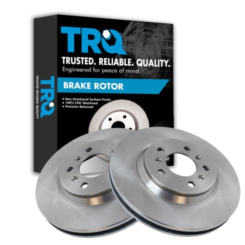 Chevrolet Buick Front Driver & Passenger Side 2 Piece Brake Rotor Set TRQ BRA75322