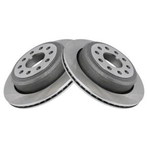 Lincoln Town Car Rear Driver & Passenger Side 2 Piece Brake Rotor Set TRQ BRA75354