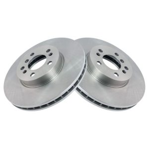 BMW X5 Front Driver & Passenger Side 2 Piece Brake Rotor Set TRQ BRA75432