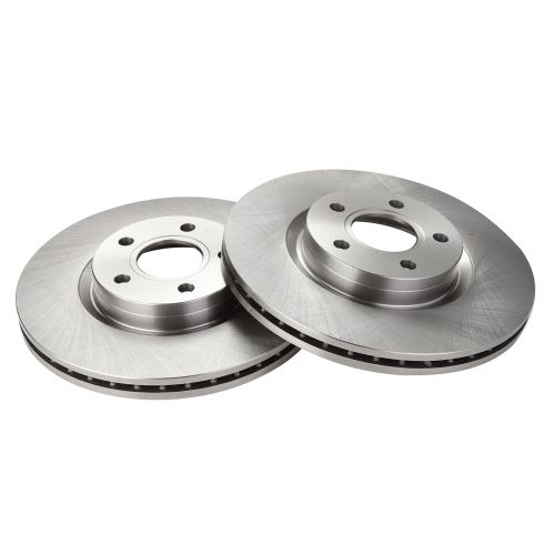 Ford Volvo Front Driver & Passenger Side 2 Piece Brake Rotor Set TRQ BRA75782