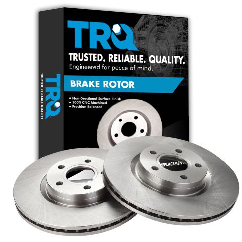 Ford Volvo Front Driver & Passenger Side 2 Piece Brake Rotor Set TRQ BRA75782