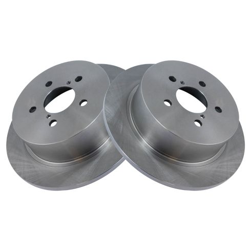 Subaru Legacy Outback Rear Driver & Passenger Side 2 Piece Brake Rotor Set TRQ BRA75808