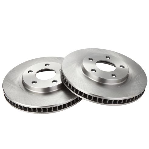 Front Driver & Passenger Side 2 Piece Brake Rotor Set TRQ BRA75821