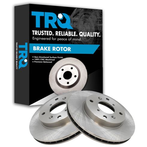 Honda Accord Acura CL Front Driver & Passenger Side 2 Piece Brake Rotor Set TRQ BRA75854