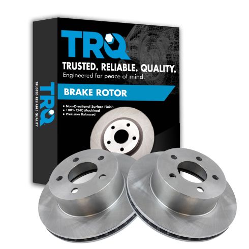 Jeep Front Driver & Passenger Side 2 Piece Brake Rotor Set TRQ BRA75901