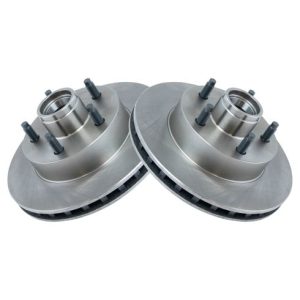 Ford Ranger Mazda B2300 B3000 B4000 Front Driver & Passenger Side 2 Piece Brake Rotor Set TRQ BRA76079