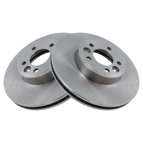 1998-02 Ford Lincoln Mercury Front Driver & Passenger Side 2 Piece Brake Rotor Set TRQ BRA76195