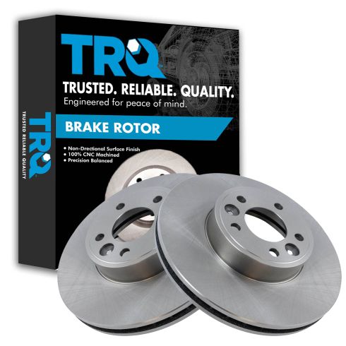 1998-02 Ford Lincoln Mercury Front Driver & Passenger Side 2 Piece Brake Rotor Set TRQ BRA76195