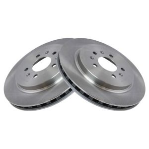 Cadillac CTS STS Rear Driver & Passenger Side 2 Piece Brake Rotor Set TRQ BRA76621