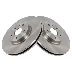 Chevrolet Buick Cadillac Front Driver & Passenger Side 2 Piece Brake Rotor Set TRQ BRA70806