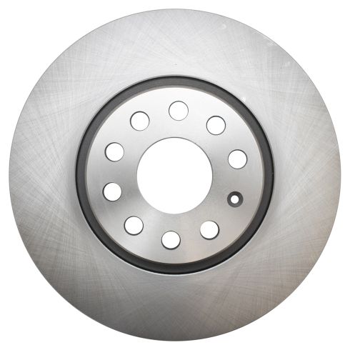 VW Audi Front Driver & Passenger Side 2 Piece Brake Rotor Set TRQ BRA76881